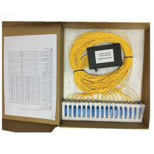 1 * 32 avec connecteur Sc / Upc Type de boîte ABS Fiber PLC Splitter